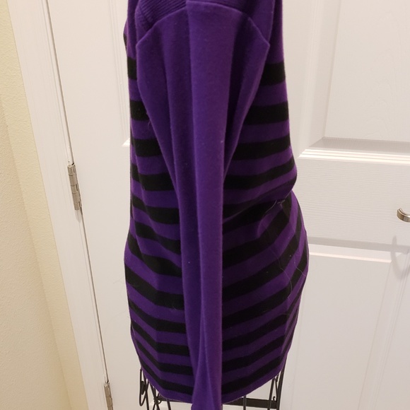 Ralph Lauren Sz Sm Purple/Black L/S Striped Top - Picture 8 of 8